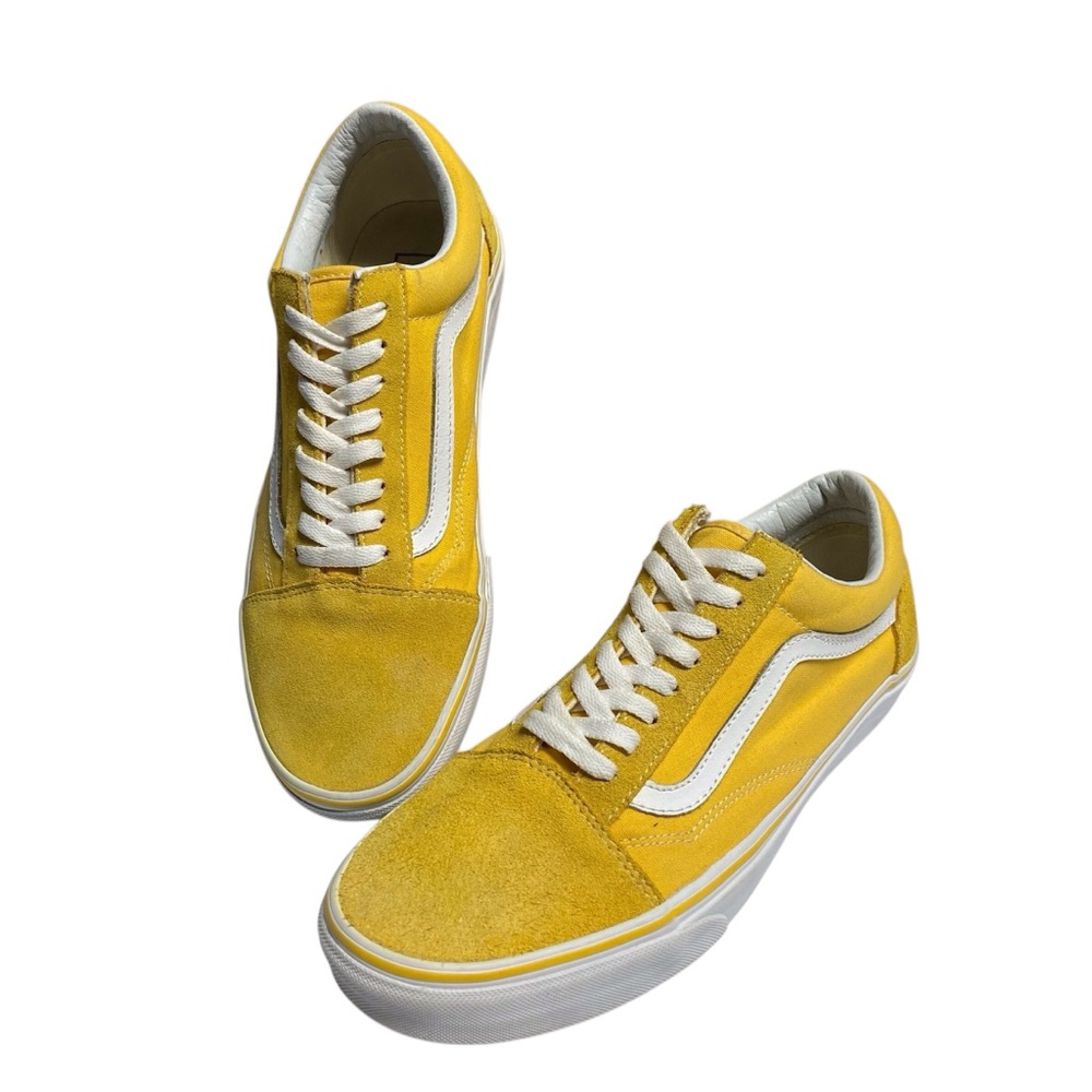 Vans Old Skool Yellow Skateboard Sneakers Men’s Size 10 - Picture 6 of 14